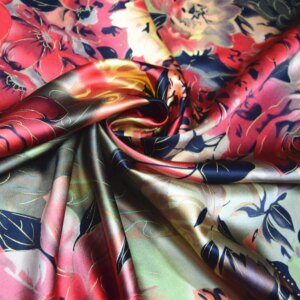 High Quality Real Silk Cheongsam Dress Fabric Shirt Women’s Cloth