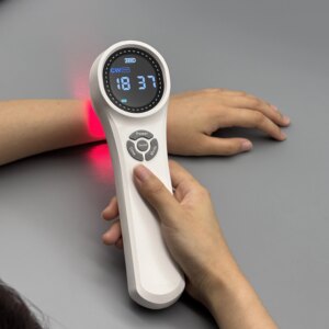 ZJZK Multi Radiance Medical Laser Fractional Light Therapy Treatment For Sciatica Pain 24 Diodes Hip Or Shoulder Bursitis