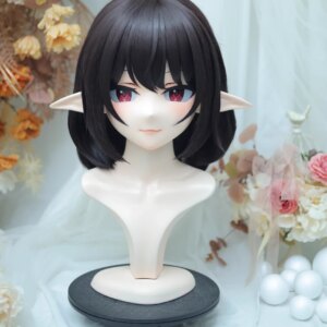 (NFD-14-15)Customize Full Head With Lock Crossdress Doll Female/Girl Japanese Anime Cartoon Character Kig Cosplay Kigurumi Mask