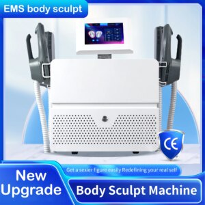Professional RF Body Sculpting Machine Machine 2025 Fat Burning Slimming Muscle Stimulator 15 Tes 6500W 4/5 Handle.