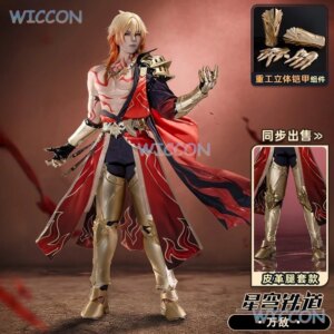 Honkai Star Rail Mydei Cosplay Costume Wig Mydeimos Uniform Earrings Tattoo Stickers Halloween Party For Women Men Props