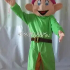 New Adult Best Sale Cute Dwarf Mascot Costume Christmas Fancy Dress Halloween Mascot Costume