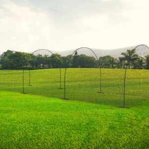 Upgraded Baseball Batting Cage with Frame Size Customized Service 12FT /22ft /33ft  Backyard Softball Batting Cage