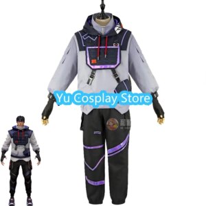 Yu-Cosplay Game Valorant ISO Cosplay Costume Fancy Party Suit Top Pants Halloween Carnival Uniforms Anime Clothing Custom Made