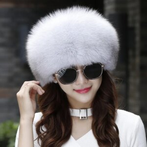 New fur hat ladies true Northeast furry face small plush Mongolian