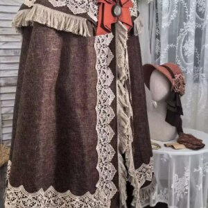 Irelia H Store Blood&borne Plain Doll Cosplay Plain Doll Cloak top skirt Party Set Halloween Costumes can custom size