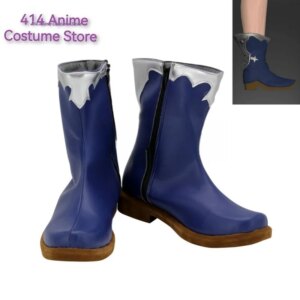 Game Final Fantasy Blue Mage Fosplay Shoes Boots Props Halloween Party Role Play Custom Made Aksesori