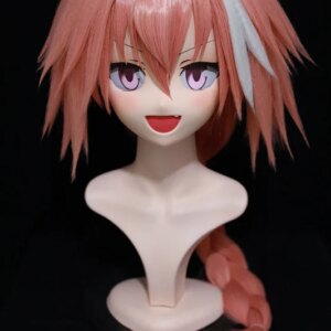 (NFD037)Customize Full Head With Lock Male/Man/Boy Japanese Anime Cartoon Character Kig Cosplay Kigurumi Mask Crossdress Doll
