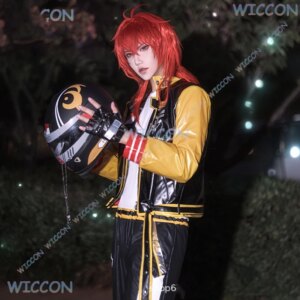 Genshin Impact Diluc Ragnvindr Racing Suit Cosplay Motorcycle Outfit Costume Anime Game Character Full Party Halloween