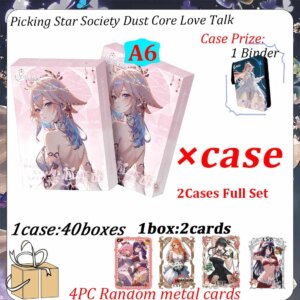 2025 Newest Picking Star Society Dust Core Love Talk A6 Size Waifu Card Collection Card Swimsuit Bikini Booster Box Habbies Gift