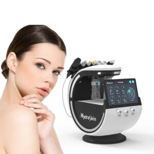 Beauty Oxygen Hidro Facial Skin Care Machine With Facial Analysis System Multi-Functional Facial Cleaning Machine for Salon