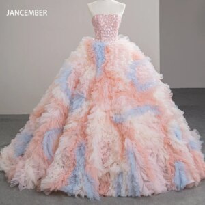 2024 New Quinceanera Dresses Sweet Strapless Ball Gown Classic Real Photo Party Dress Formal Gown For Girls vestidos 15 años