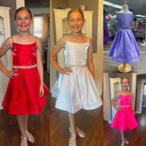 Orchid Girl Preteen Pageant Dress Ballgown Crystal Ruffle Blush Little Kid Birthday Formal Cocktail Party Gown Teens Junior Miss