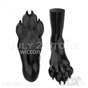 Anime Furry Cosplay Colored Silicone Dog Socks Cover Jirai Kei Puppy Plays For Man Woman Cutecore Cute Sexy Roleplay disfraz