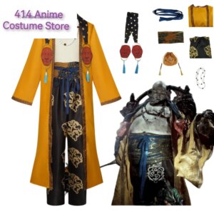 Black Myth Cos Wukong Cosplay Anime Yellow Brow Costume New Game Huangmei Fancy Stage Costume
