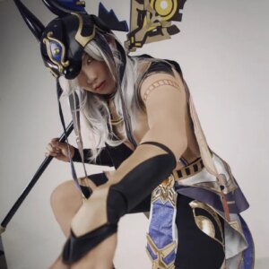 Cyno Helmet Prop Hat Game Genshin Impact Cosplay Prop Weapon Halloween Carnival Cosplay Party