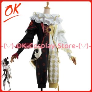 [Customized] Game Identity V Smiley Face Joker Cosplay Costume Cute Party Suit Halloween Carnival Uniforms Anime Clothing