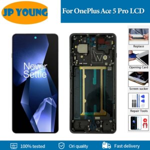 6.78″ AMOLED For OnePlus Ace 5 Pro LCD Screen 1+ Ace 5 pro PKR110 Display Digitizer Assembly For OnePlus Ace 5Pro Replacement
