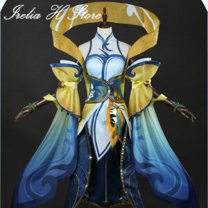 Irelia H Soraka from LOL Immortal Journey Soraka Cosplay Costume Game Halloween Costumes for women dress fe