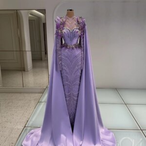 DMDRS Feathered Evening Dress Formal Crystal Beaded Party Gown Classic Velvet A-Line Floor-Length Party Dresses فساتين سهرة