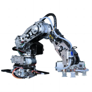 4 Axis Stepping Robotic Arm With Suction Cup Pump Stepper Motor For Arduino 2560 Robot DIY Kit Industrial 4 Dof Metal Model Claw