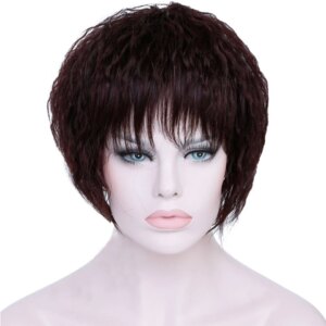 Synthetic short wig