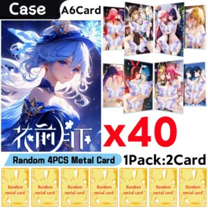 Wholesale Newest Flower Moon Goddess Story A6 Collection Cards Cute Girl Waifu Booster Box CCG ACG Doujin Toys And Hobby Gift