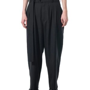 MAMELICCE original design Extra long belt decoration pants style pants Unisex Japan style trousers casual pants Men’s clothing