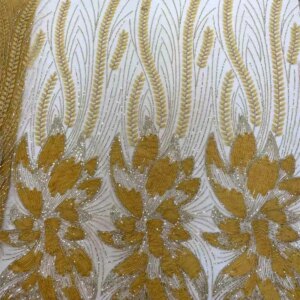 African Groom Lace Fabric Latest Nigerian Laces Fabric 2025 High Quality Lace Sequins Embroidered French For Party Dresses
