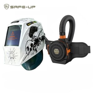 SAFEUP Professional Welding Helmet Hood Cap Air Purifying Fed Powered True Color Auto Darkening Welding Mask Hood Dust Removal