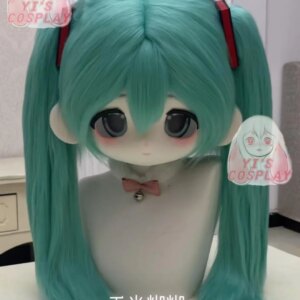 Yis cosplay Custom Furry head Kigurumi OC Head Cosplay Kemono Fursuit Handmade Headsets Beast Customized Fursuit Kemono Head