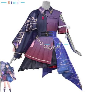 PJSK 4th Anniversary Shiraishi An Cosplay Costume Game Project Sekai Cosplay Cute Dress Clothing Party Suit Halloween Uniforms