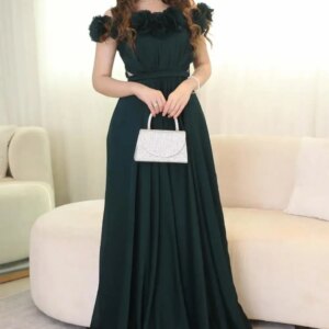 Floral Decoration Evening Dresses 2024 Prom Dresses With Off The Shoulder Party Dresses vestidos para muje
