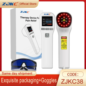 ZJKC Laser Light Massage Device 650nm 808nm Low Level Laser Therapy Physiotherapy for Body Pain Wound Healing Deep Tissue Repair