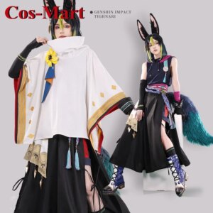 Cos-Mart Game Genshin Impact Tighnari Cosplay Costume Forest Attendant Handsome Uniform Activity Party Role Play Clothing S-XL