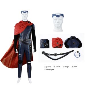 Halloween Christmas Carnival Adult Female Witch Agatha Cosplay Costume Witchcraft Colorful Leather Top Pants Cloak Costume
