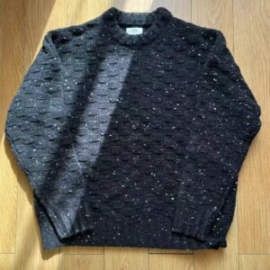 22aw Top Quality Visvim Kofu Crew Knit Woolen Sweater Streetwear Pullovers Men’s Clothing Y2k Clothes Christmas Sweater