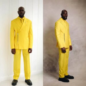 Yellow Mens Wedding Tuxedos Customized Formal Party Business Groom Wear costumes homme 2 Pieces Pants Sets