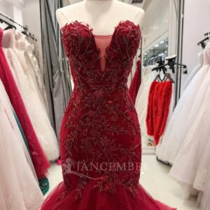 Customized Red Sweet 16 Quinceanera Dresses Crystals Beaded Plus Size Birthday Princess Party Gowns Lsany18