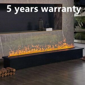 5 Years Warranty 3d Electric Fireplace Water Vapor Large Steam Fire place
