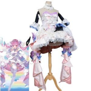 AGCOS Customized Vtuber Minato Aqua Cosplay Costume Dresses Hololive Uniforms Costumes Custom Size Cosplay