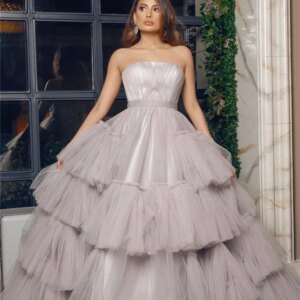 Romantic Elegant Strapless Evening Gown 2025 Classic Charming Sequin Dress Simple Customized Gowns Vestidos De Novia