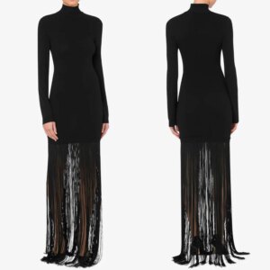 Customized Elegant Fringed Maxi Dress A-Line Evening Dresses Occasion Formal Exquisite High Quality Prom Party Gowns for Women
