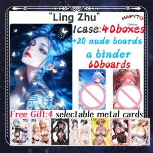 2025 Newest Ling Zhu A5 Size Waifu Boards Goddess Story Collection Card Swimsuit Bikini Booster Box Habbies Gift