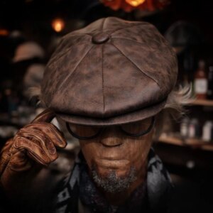 Vintage hat men’s octagon beret fall/winter newsboy style
