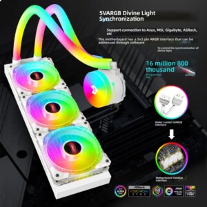 Cooling Cooler for Intel LGA 2011 1700 1200 1155 AMD AM4 AM5 AS360 PC Water Cooling Radiator X99 Motherboard CPU Liquid