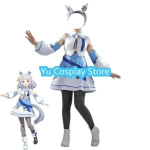 Yu-Cosplay Hishi Miracle Cosplay Costume Game Pretty Derby Cosplay Suit Party Dress Halloween Carnival Uniforms Anime Clothing