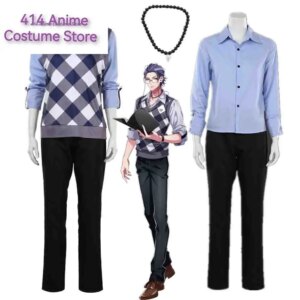 Anime Division Rap Battle Rosho Tsutsujimori Costume DRB Cosplay Hypnosis Mic WISDOM Uniform Outfit Halloween party Costume