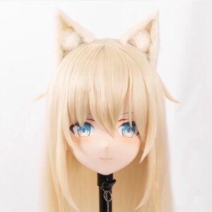 Customize Female/Girl Crossdressing Kig Mask Anime figures Cosplay Japanese Anime Role Play Kigurumi Mask BJD Halloween