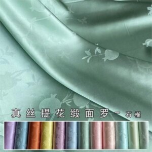 19momme satin silk fabric New Chinese Hanfu cheongsam
